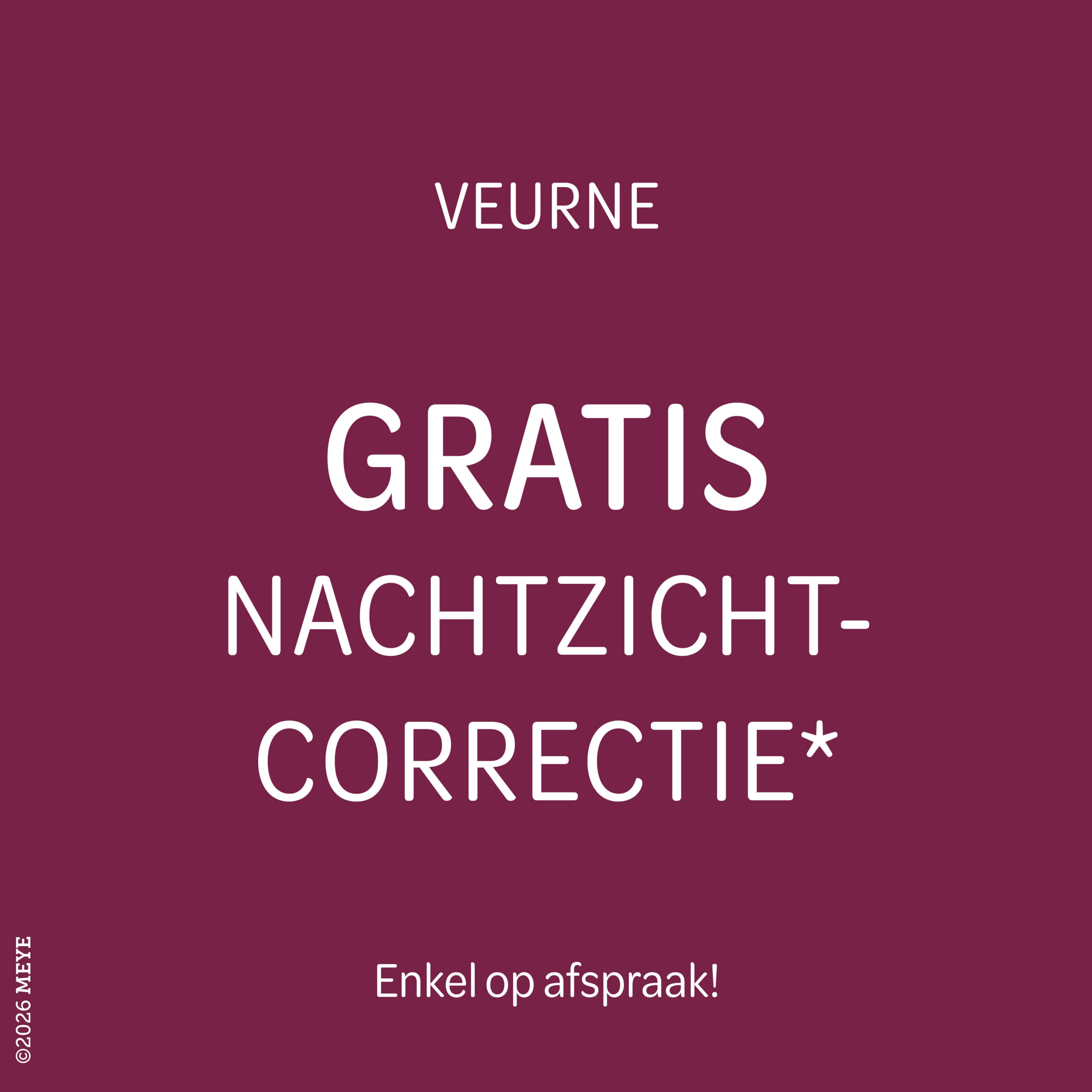 Veurne Gratis Oogtest