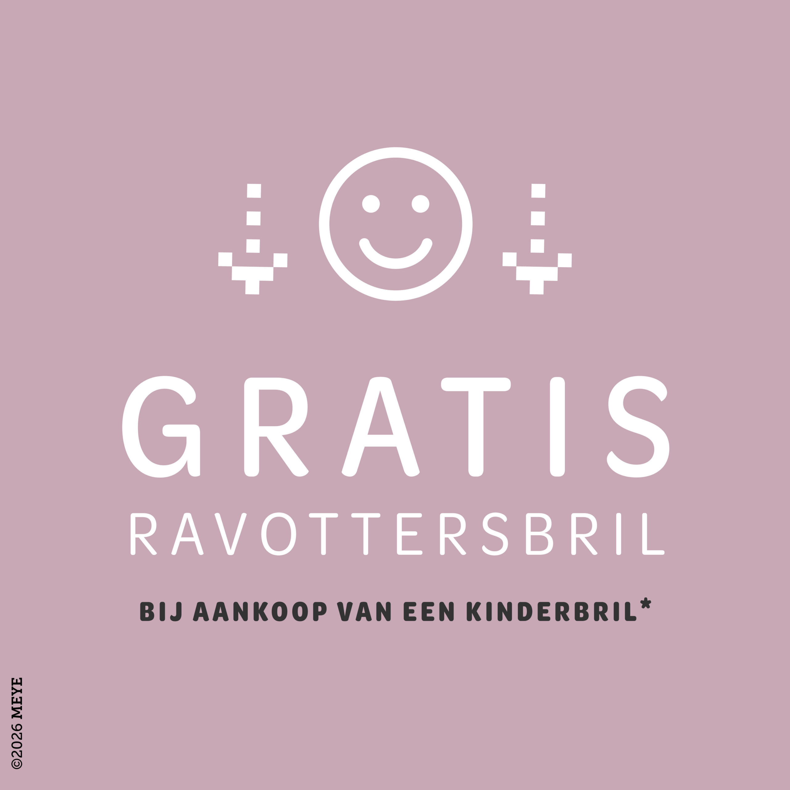 Gratis ravottersbril bij aankoop van een kinderbril